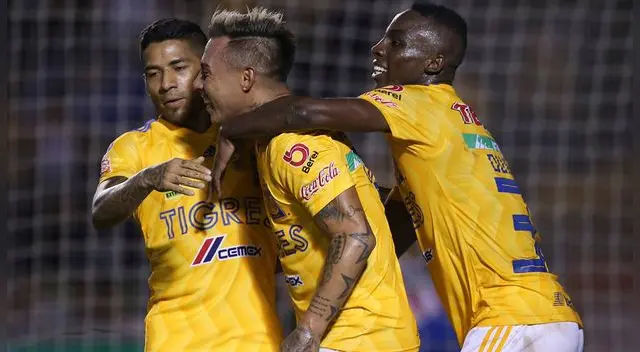 Tigres le dio un baile al Atlético San Luis y sigue con vida en la Copa MX. | Foto: Twitter