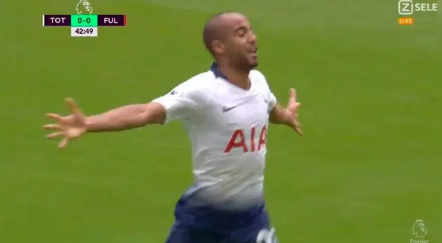 Tottenham vs Fulham EN VIVO: Lucas Moura anotó el primer gol del partido | Video. Tottenham vs Fulham EN VIVO: Lucas Moura anotó el primer gol del partido | Video.