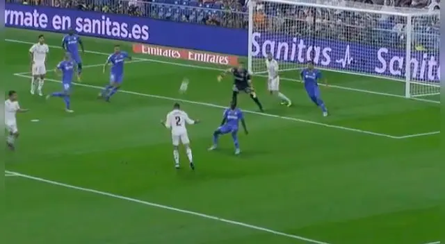 Real Madrid vs Getafe: Dani Carvajal anota el primero para los merengues en la Liga Santander Real Madrid vs Getafe: Dani Carvajal anota el primero para los merengues en la Liga Santander