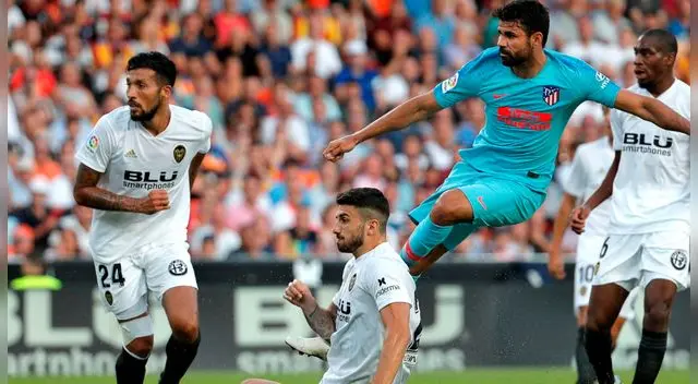 Atlético Madrid vs Valencia VER EN VIVO por la Liga santander