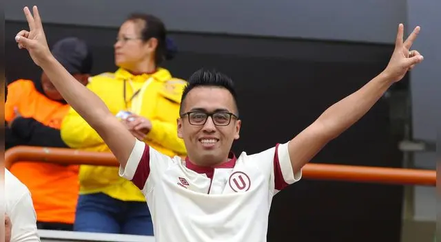 Universitario: hermano gemelo de Christian Cueva es hincha Universitario: hermano gemelo de Christian Cueva es hincha