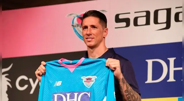 Fernando Torres anotó su primer gol en Japón ante el equipo de Andrés Iniesta.