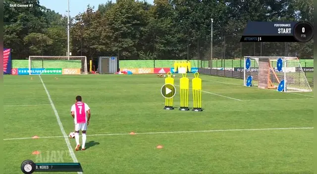 Nicolás Tagliafico y David Neres entrenaron al estilo FIFA Nicolás Tagliafico y David Neres entrenaron al estilo FIFA