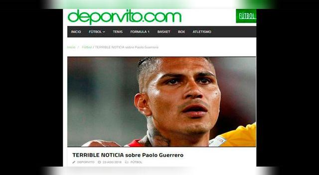 Paolo Guerrero: Reacción de la prensa internacional sobre la suspensión │ FOTOS