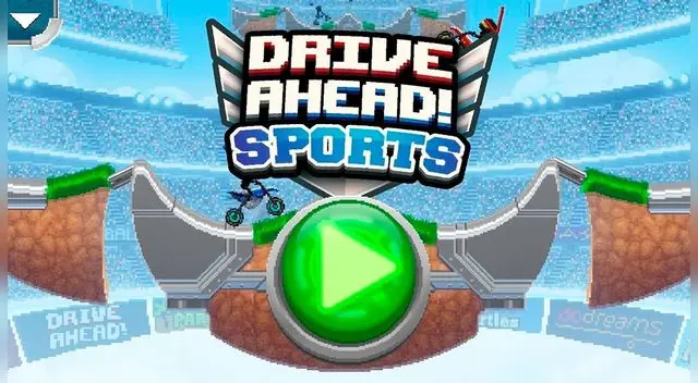 Drive Ahead Sports! Este juego de deportes ofrece una extraña mezcla de fútbol y autos.