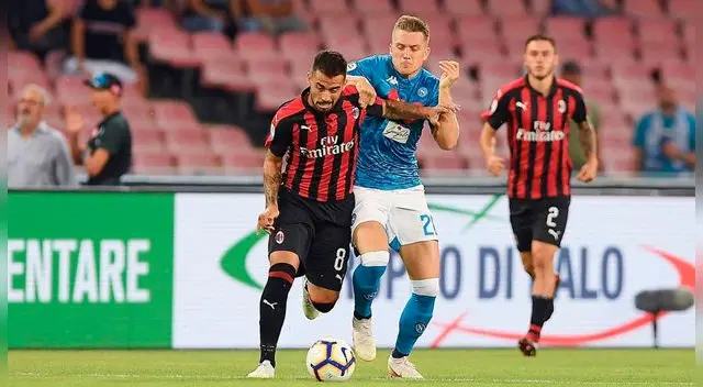 Nápoli remontó y venció 3-2 al AC Milan por la Serie A