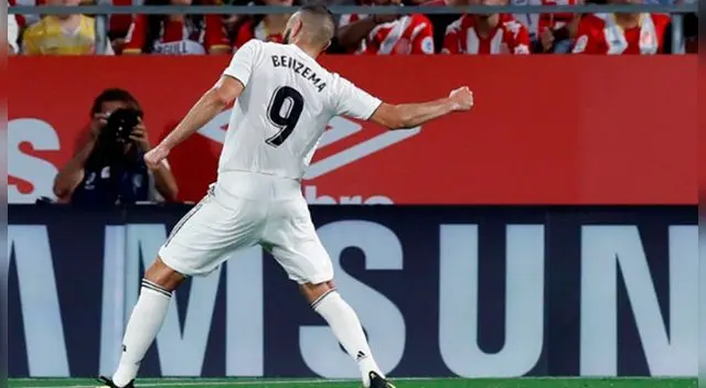 Real Madrid aplastó 4-1 a Girona con doblete de Benzema en la Liga Santander 