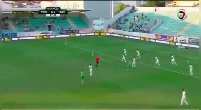 Sergio Peña convirtió su primer golazo con el Tondela ante Río Ave en Portugal │ VIDEO