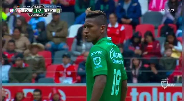Pedro Aquino marcó un tanto con León pero no pudo acabar el partido. 