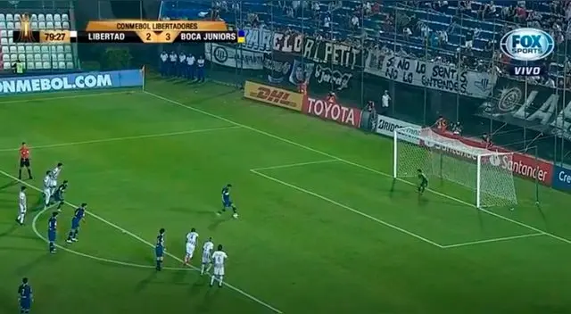 Boca Juniors vs Libertad EN VIVO ONLINE golazo de Edwin Cardona de penal para 4-2 en octavos de final de Copa Libertadores 2018 Boca Juniors vs Libertad EN VIVO ONLINE golazo de Edwin Cardona de penal para 4-2 en octavos de final de Copa Libertadores 2018