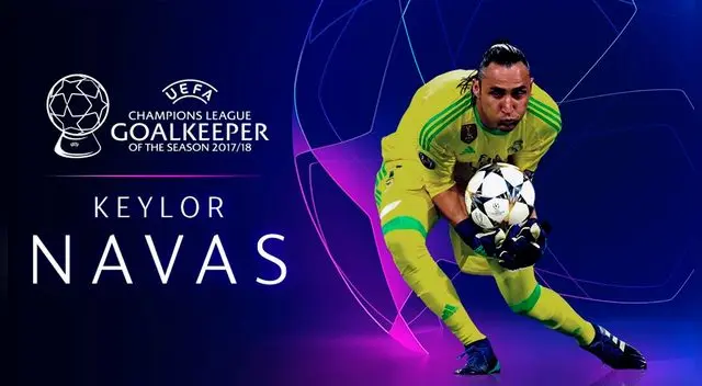 Real Madrid: Keylor Navas fue distinguido por la UEFA con el premio del mejor arquero de la temporada pasada Real Madrid: Keylor Navas fue distinguido por la UEFA con el premio del mejor arquero de la temporada pasada