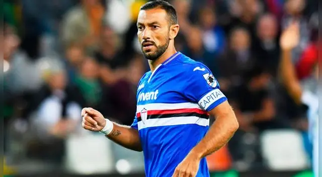 ¡Qué pinturita eh! Fabio Quagliarella se mandó con tremendo golazo en la victoria de la Sampdoria ante el Napoli [VIDEO]