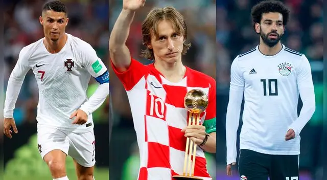 Premios The Best FIFA: Cristiano Ronaldo, Luka Modric y Mohamed Salah finalistas al Jugador del año