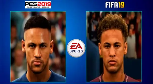 FIFA 19 vs PES 2019, comparación de faces [VIDEO]