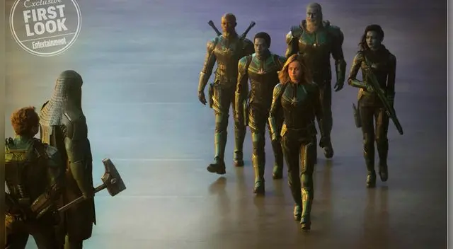Filtran las primeras imágenes de Capitán Marvel. Filtran las primeras imágenes de Capitán Marvel.