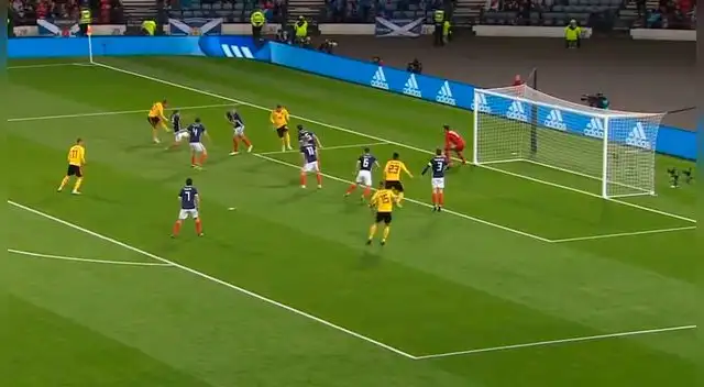 Eden Hazard se mandó con un golazo al ángulo Bélgica vs Escocia por fecha FIFA.
