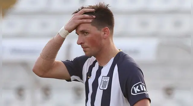 Mauricio Affonso se lamenta de una ocasión perdida con Alianza Lima.