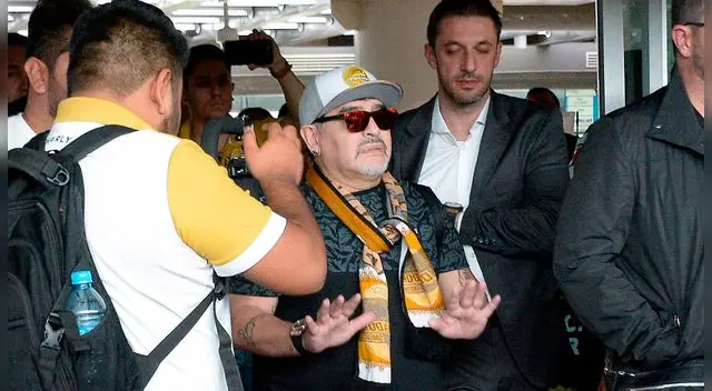 Maradona: Dorados le dedicó un mural de bienvenida al técnico argentino