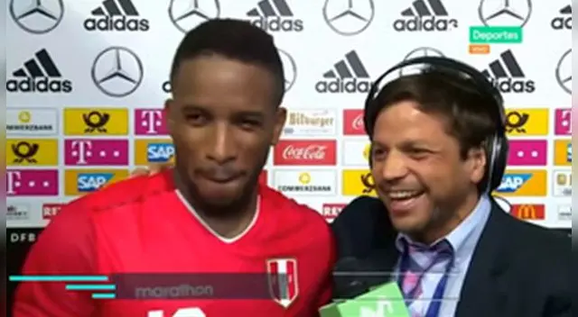 Jefferson Farfán y peculiar broma que le hizo a Manuel Neuer tras Perú vs Alemania.