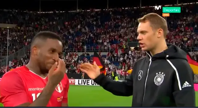 Jefferson Farfán y Manuel Neuer se reencontraron tras el Perú vs Alemania