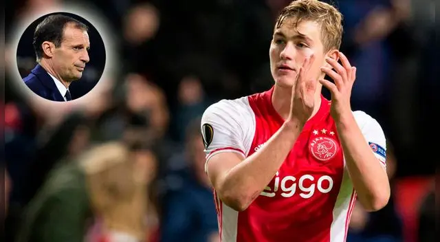 Juventus: Massimiliano Allegri se fija en Matthijs de Ligt con miras al próximo mercado de fichajes