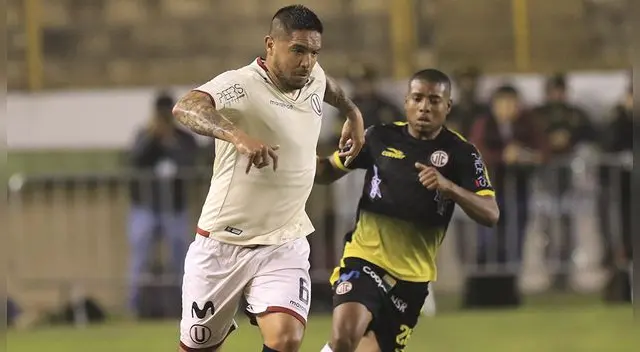 Juan Manuel Vargas, durante el Universitario-UTC