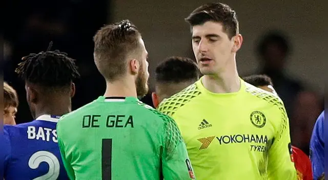 David De Gea y Thibaut Courtois, 2 de los 10 mejores arqueros del FIFA 19.