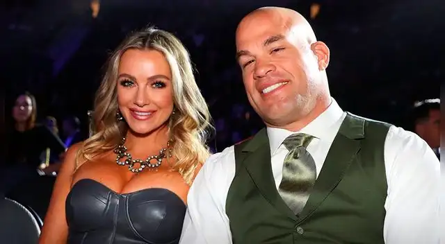 Tito Ortiz y su pareja.