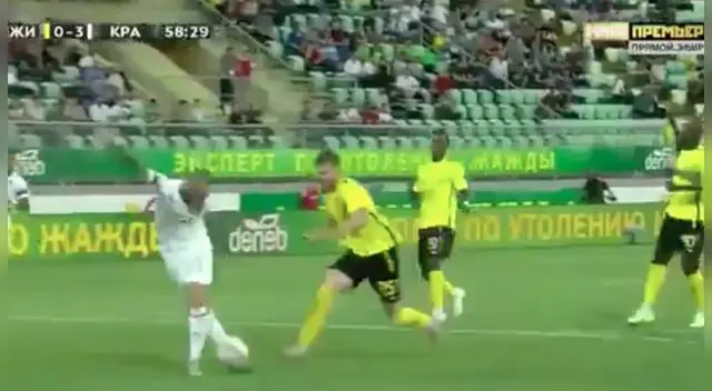 Krasnodar: ¡Increíble! El golazo de rabona en la Liga Rusa