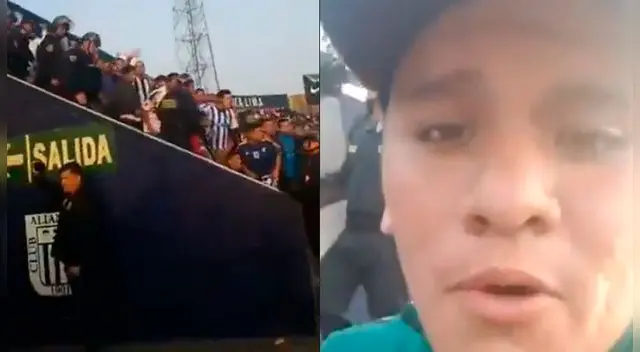 Barrista de Sporting Cristal provoca a hinchas de Alianza Lima en Matute y es detenido por policía Barrista de Sporting Cristal provoca a hinchas de Alianza Lima en Matute y es detenido por policía
