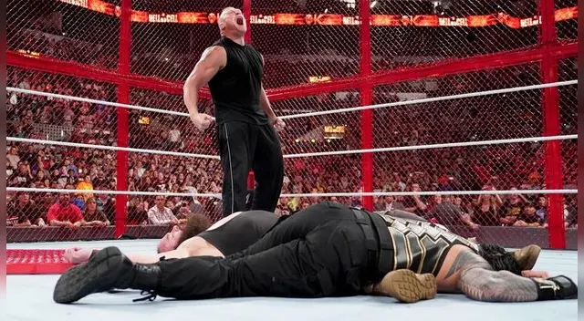En WWE Hell In a Cell 2018, Brock Lesnar regresó y masacró a Braun Strowman y Roman Reigns 