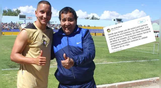 Alianza Lima vs Sporting Cristal: Hijo de Lalo Archimbaud defiende a su padre en Twitter tras incidente con Mario Salas | FOTO Alianza Lima vs Sporting Cristal: Hijo de Lalo Archimbaud defiende a su padre en Twitter tras incidente con Mario Salas | FOTO