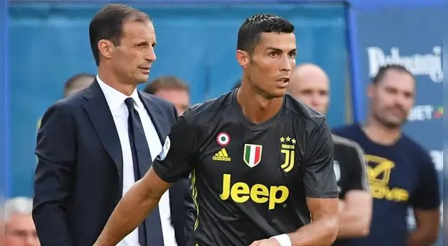 Cristiano Ronaldo y la pregunta sobre su expulsión que descolocó a Massimiliano Allegri Cristiano Ronaldo y la pregunta sobre su expulsión que descolocó a Massimiliano Allegri