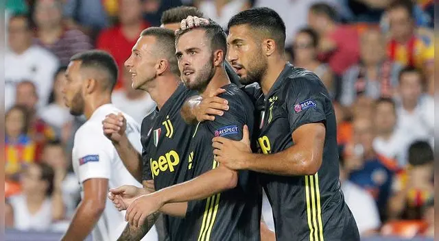 Juventus, sin Cristiano Ronaldo, derrotó 2-0 al Valencia en Mestalla por la jornada 1 del grupo H de la Champions League. Juventus, sin Cristiano Ronaldo, derrotó 2-0 al Valencia en Mestalla por la jornada 1 del grupo H de la Champions League.