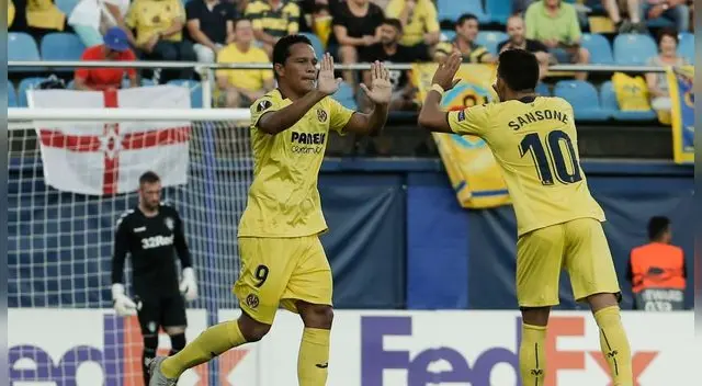 Golazo de Carlos Bacca para el 1-0 en el Villarreal vs Rangers por el Grupo G de Europa League