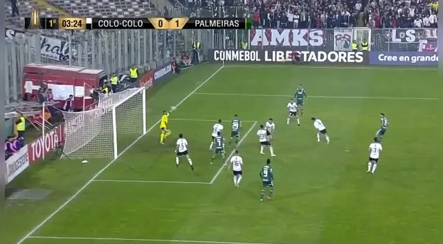 Colo Colo vs. Palmeiras: Bruno Henrique anotó gol del 1-0 por la Copa Libertadores Colo Colo vs. Palmeiras: Bruno Henrique anotó gol del 1-0 por la Copa Libertadores