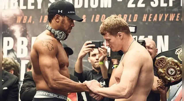 Anthony Joshua vs Alexander Povetkin VER ENVIVO: pelea por el título mundial de peso pesado