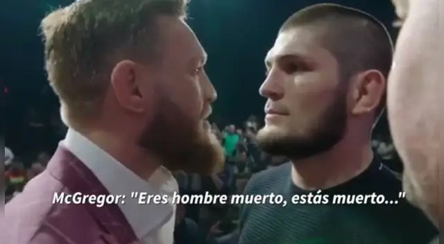 Conor McGregor a Khalib Nurmagomedov: "Eres hombre muerto"