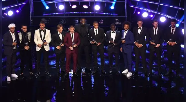 El once ideal de la temporada del The Best FIFA 2018. El once ideal de la temporada del The Best FIFA 2018.