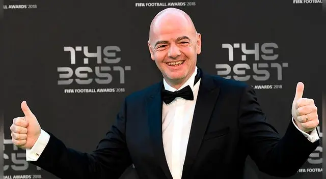 Gianni Infantino, presidente de la FIFA. Gianni Infantino, presidente de la FIFA.