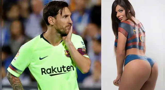 Lionel Messi decidió desbloquear a la sensual brasileña Suzy Cortez
