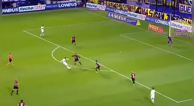 Boca Juniors vs Colón: Carlos Téves y el golazo para poner el 3-0. Boca Juniors vs Colón: Carlos Téves y el golazo para poner el 3-0.