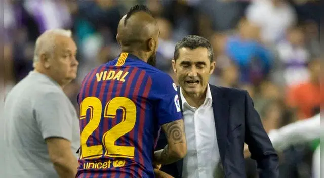 Arturo Vidal │ Barcelona: Pelea con el técnico Ernesto Valverde por la suplencia y pocos minutos │ Liga Santander │ VIDEO Arturo Vidal │ Barcelona: Pelea con el técnico Ernesto Valverde por la suplencia y pocos minutos │ Liga Santander │ VIDEO