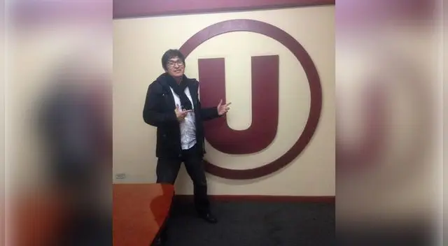 Universitario: Fernando Armas brindó apoyo al cuadro crema en situación de descenso │ Twitter