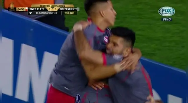 River Plate vs. Independiente: Silvio Romero anotó el gol del 1-1 por Copa Libertadores River Plate vs. Independiente: Silvio Romero anotó el gol del 1-1 por Copa Libertadores