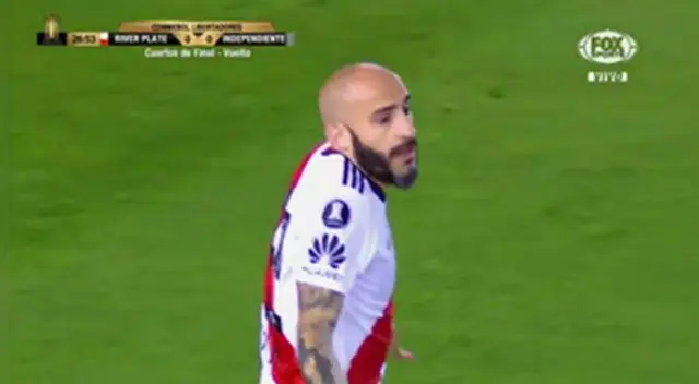 River Plate vs Independiente: La increible falta de Pinola que no fue penal.
