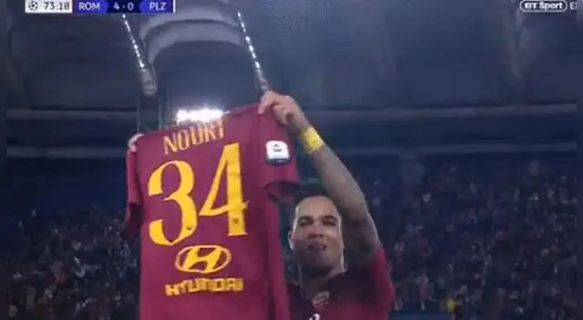 Justin Kluivert dedica su primer gol con Roma en Champions a Abdelhak Nouri, exjugador del Ajax