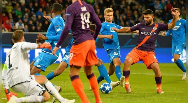 Manchester City vs Hoffenheim: Sergio Agüero anotó su primer gol en la temporada de Champions League. Manchester City vs Hoffenheim: Sergio Agüero anotó su primer gol en la temporada de Champions League.