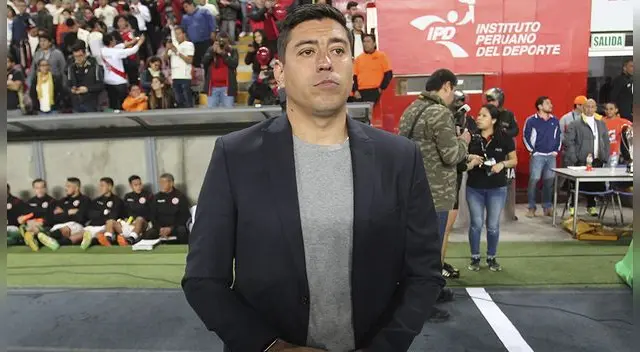 Nicolás Córdova, durante un partido de Universitario.