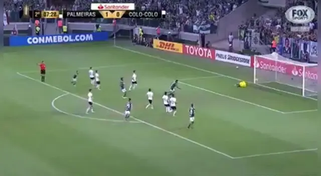 Colo Colo vs Palmeiras: Miguel Borja anotó el 2-0 por la Copa Libertadores. Colo Colo vs Palmeiras: Miguel Borja anotó el 2-0 por la Copa Libertadores.